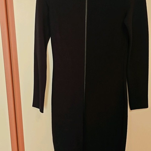 ZINI knitted dress like new, black-blue, size M