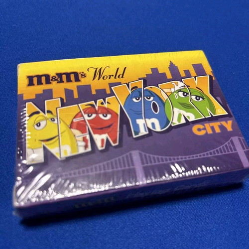 Rare vintage 2007 M&M's World NY playing cards set