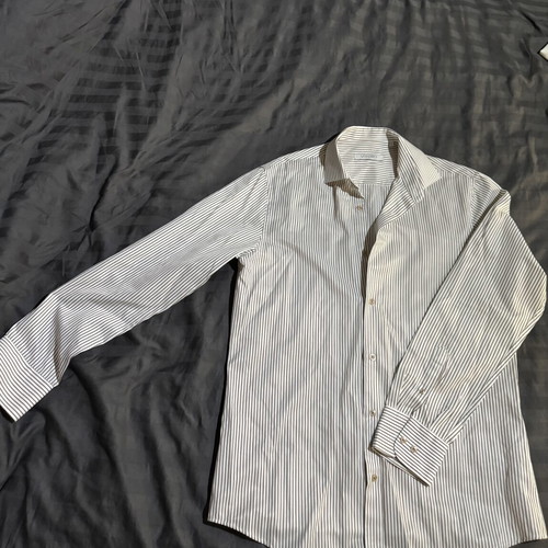 Vittorio Artist men's dress shirt size L beige like new