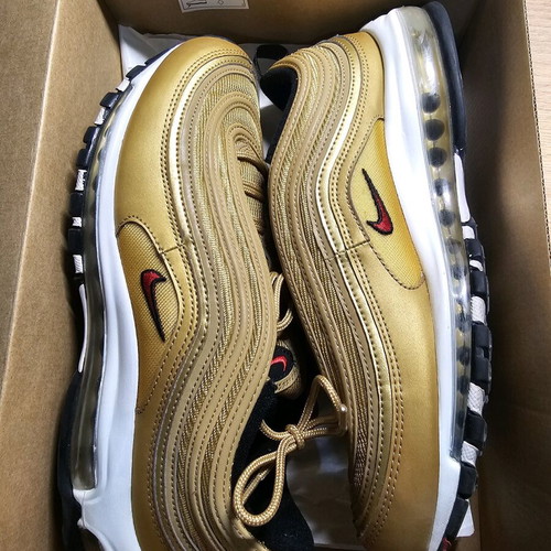 Nike Air Max 97 Gold Bullet like new, collectible