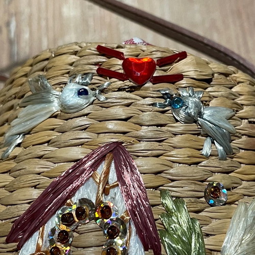 Basket hand bag used small