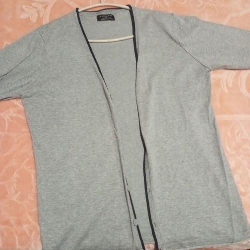 Zara men's cardigan like new, gray, size M