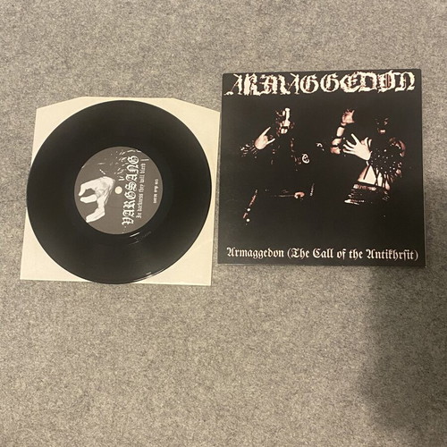 Vargsang / Armaggedon 7" vinyl - In Darkness They Will Bleed, limited edition