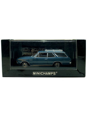 Opel Rekord C 1700 Break 1966 Μπλε Μεταλλικό Μοντέλο Minichamps