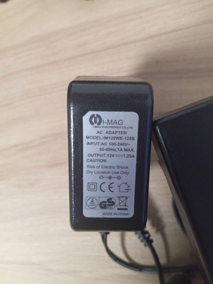 I-MAG AC adaptor power supply charger cord IM120WE-125B μεταχειρισμένο