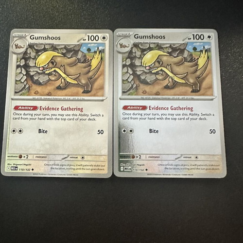 Gumshoos 110/132 Mega Evolution Pokemon card set
