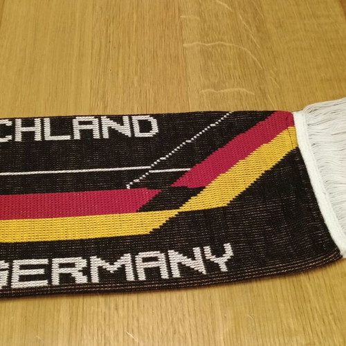 Germany 90s scarf new, double-sided