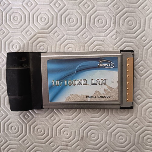 PCMCIA Ethernet Card 10/100Mbps SUNWEIT like new