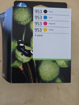 HP 953 ink cartridges 4-pack like new Black Cyan Magenta Yellow
