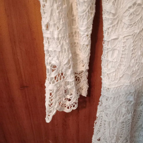 White lace dress Massimo Dutti like new, size M