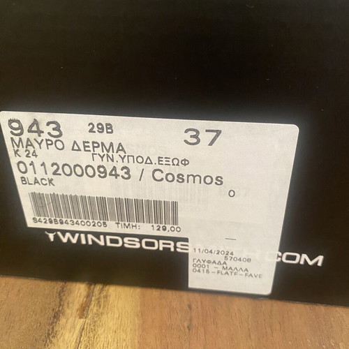 Windsor Smith platform sandals size 37 like new, black leather