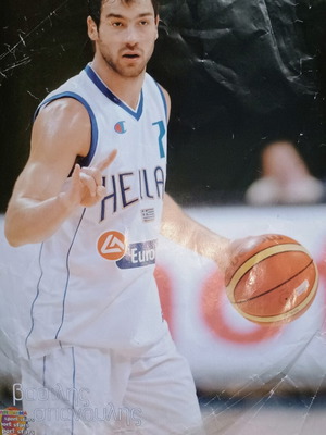 Spanoulis & Onar double-sided poster used, 30x21 cm