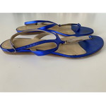 Alexander McQueen sandals used, blue, size 38