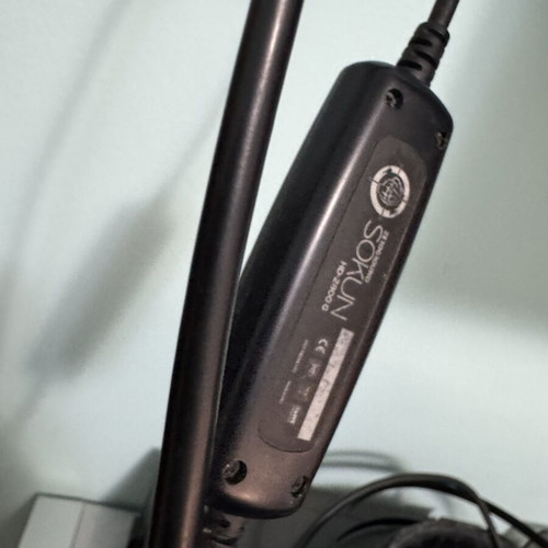 Sokun HD-2800G gaming headset with microphone and USB, used