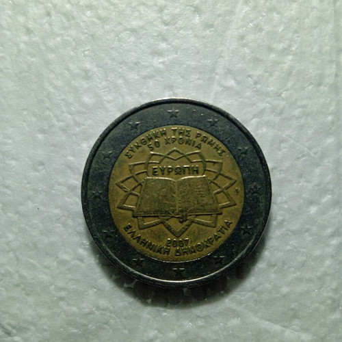 Greek coin collection new with rare 2 euro coins