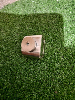Magnetic door stop stainless steel floor