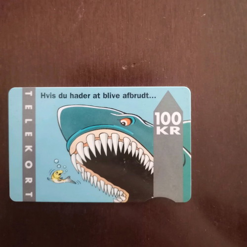 Denmark phone card used