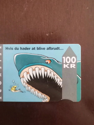 Denmark phone card used