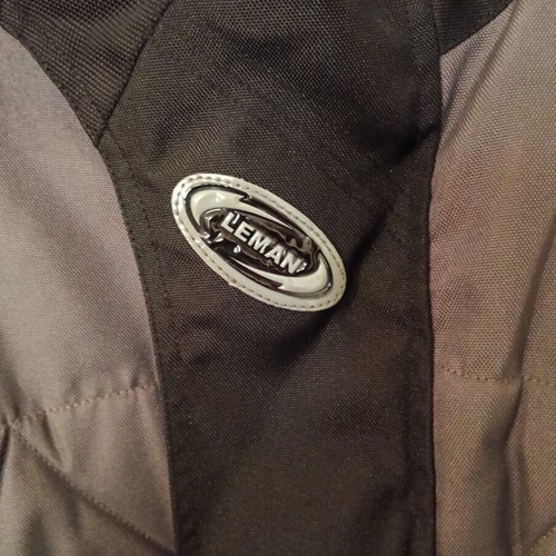 Leman motorcycle jacket XL like new, black and gray