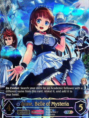 Anne, Belle of Mysteria (Evolved) U Shadowverse Evolve card like new