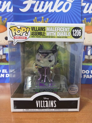 Funko Pop Disney Villains Maleficent with Diablo Deluxe new figure
