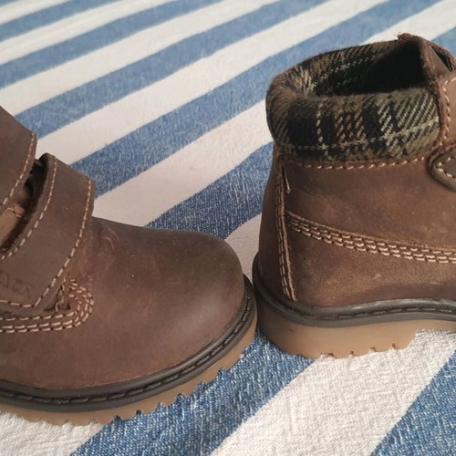 Baby leather boots Lumberjack size 21 new brown