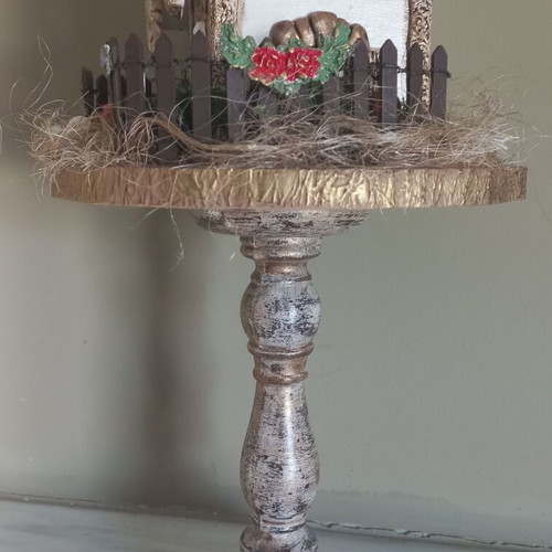 Decorative handmade decoration new, height 40cm, diameter 24cm