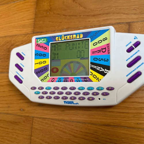 Tiger Electronics Clücksrad handheld 1995 like new