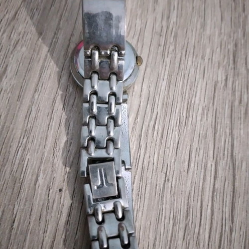 Vintage Laquesto women's watch used, silver, magnetic bracelet, waterproof