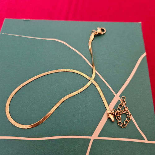 Anklet snake chain gold like new