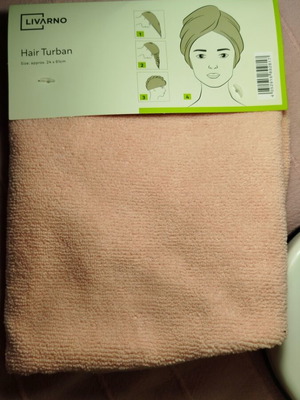 Hair turban pink new