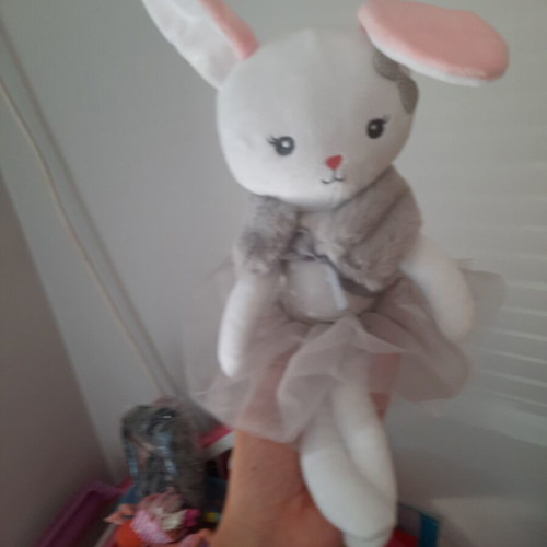 Lolly Puffs plush ballerina bunny doll, Amek Toys Tedsy