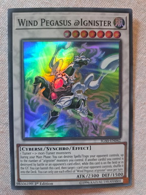Yu-Gi-Oh! Wind Pegasus @Ignister IGAS-EN042 Super Rare 1st Edition καινούργιο