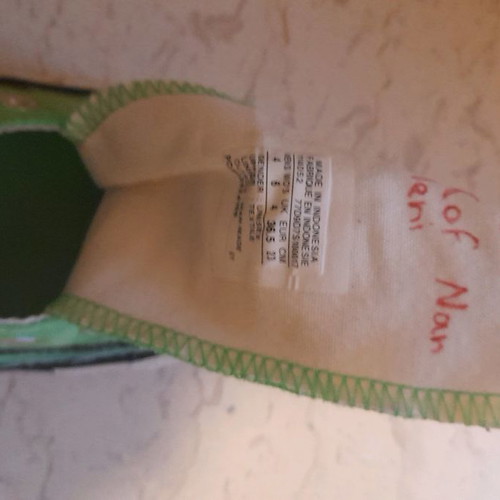 Converse sneakers used, green, size 36.5