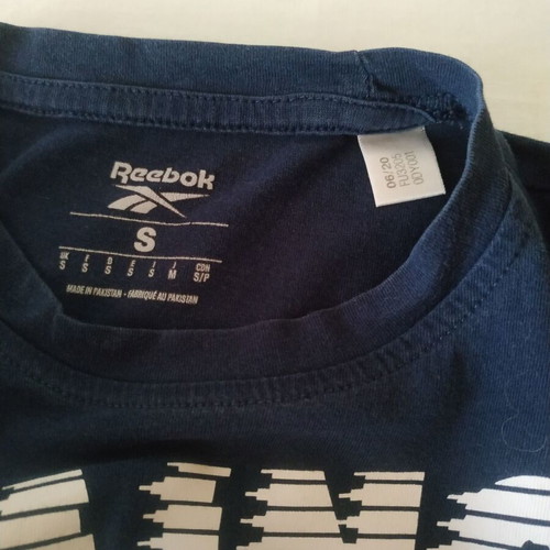 Reebok shirt S used, blue, lightly worn