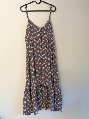 Attrattivo summer dress with straps and buttons, size L
