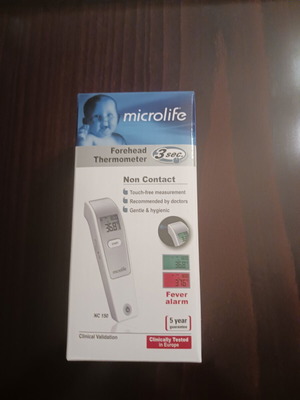 Θερμόμετρο κεφαλιού Microlife καινούργιο, ηλεκτρονικό χωρίς επαφή