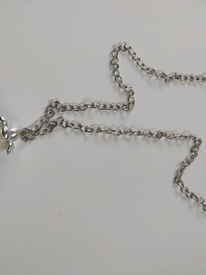 Chain with large statement pearl new