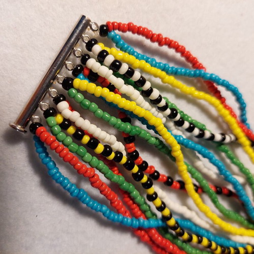 Africa bracelet like new, handmade, colorful