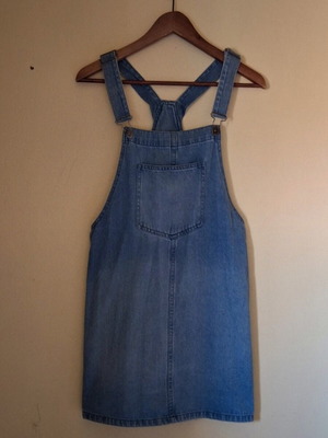 Esmara denim dress salopette like new, size M, blue