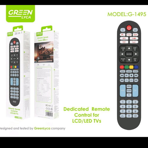 Remote control 25 in1 for almost all TVs, new