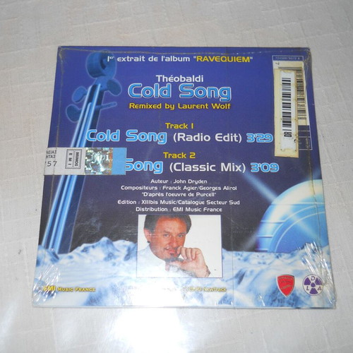 Cold Song Remixed By Laurent Wolf CD new, electronic