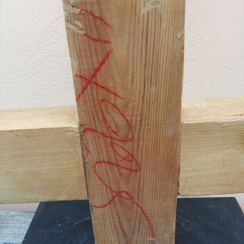 Female Symbol artwork new from recycled wood and granite
