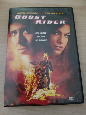 DVD Ghost Rider σαν καινούργιο, πολύ καλή κατάσταση, λευκό κουτί