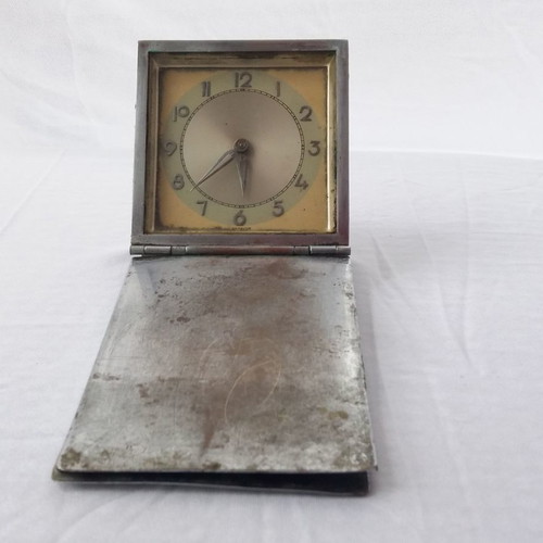 Table clock used, decorative, antique
