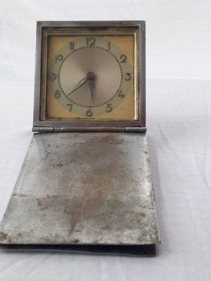 Table clock used, decorative, antique