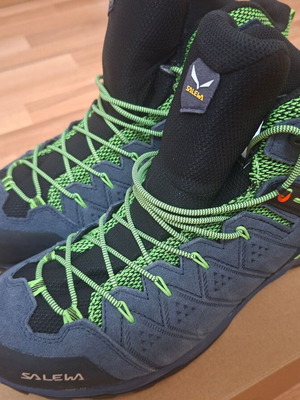 Salewa Alp Mate Mid PTX hiking boots new, size 44.5, blue