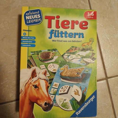 Tiere füttern educational animal learning game like new
