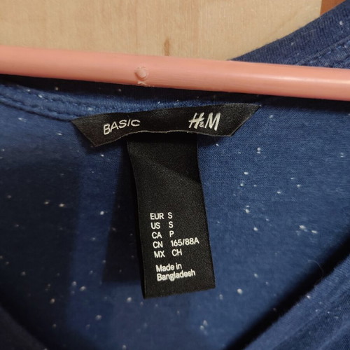 H&M women's summer dress blue size S like new