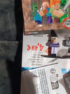 Minecraft metal figure new